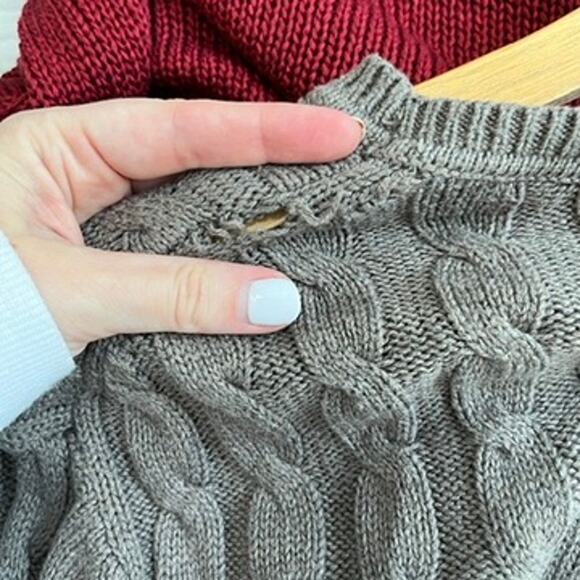 Gap Brown Chunky Knit Sweater Size XXL - Picture 6 of 6